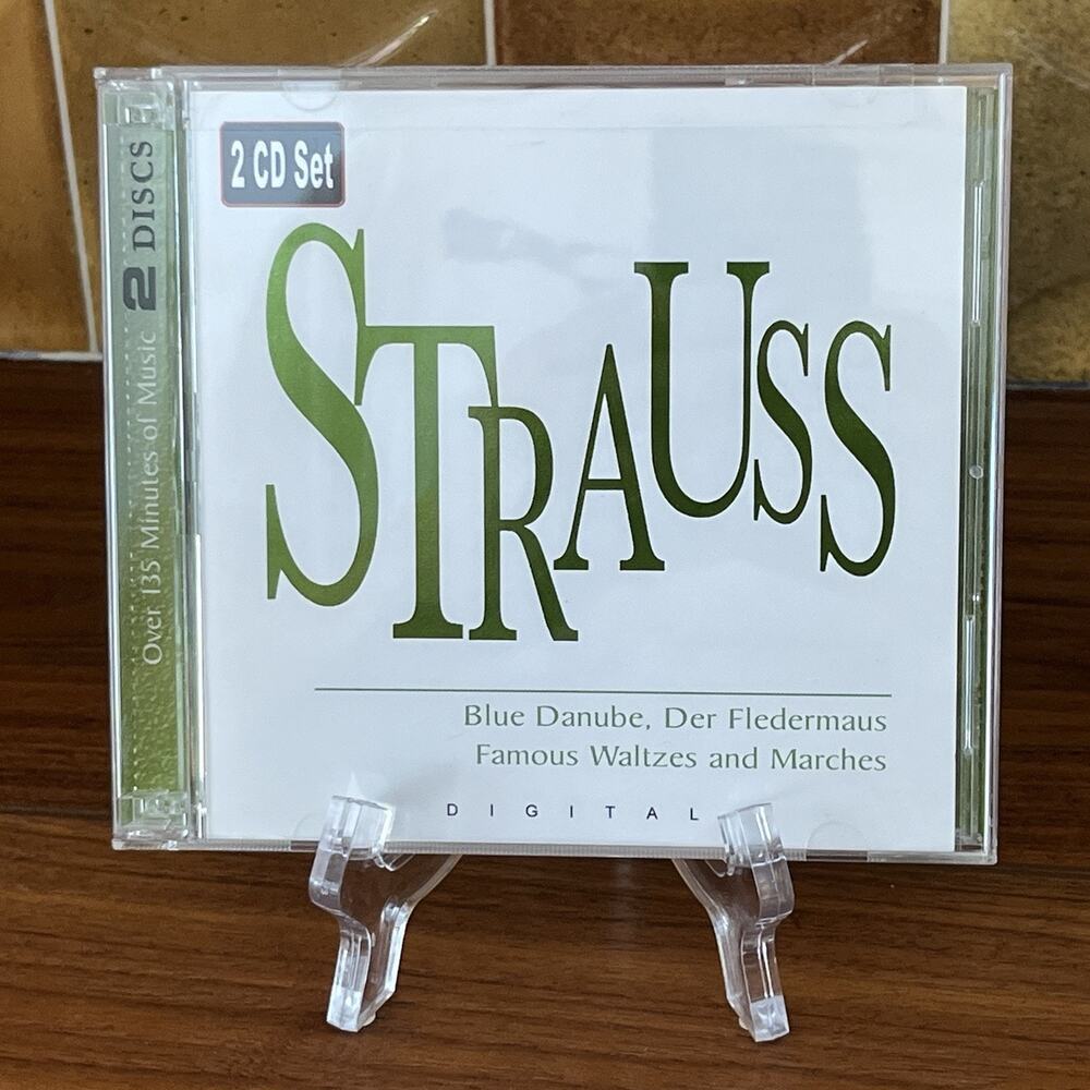 Strauss Blue Danube, Der Fledermaus Famous Waltzes & Marches CD 2002 Vox Sealed